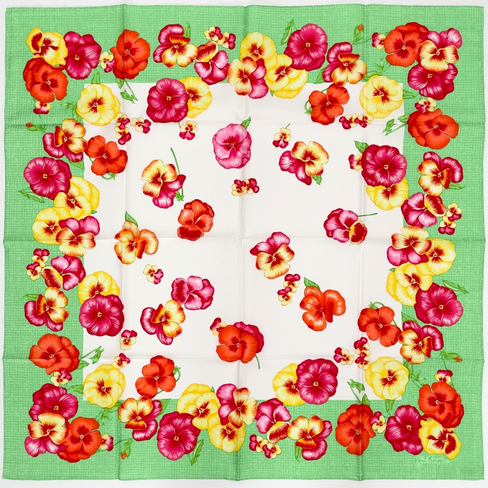 New Vintage Jim Thompson Thai Silk Scarf 4